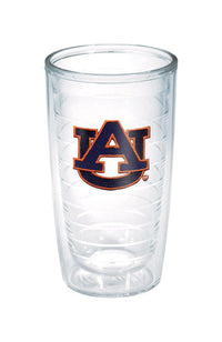 Tervis  16 oz. Auburn Tigers  Tumbler  Clear