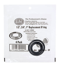 NDS 1-1/2 in. D X 1-1/8 in. D EPDM Union O-Ring Pack 3 pk