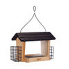 Nature's Way Wild Bird and Finch 6 qt Cedar Hopper Bird Feeder 3 ports