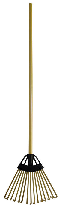 Flexrake CFP10 10" Deluxe Reinforced Bamboo Rake With 36" Hardwood Handle