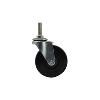 Shepherd Hardware 4 in. D Swivel Soft Rubber Caster 115 lb 1 pk