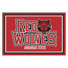 Arkansas State University 5ft. x 8 ft. Plush Area Rug