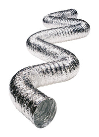 Deflect-O Supurr-Flex 20 ft. L x 4 in. Dia. Silver Aluminum Dryer Transition Duct