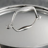 Tri-Ply Clad 2 Qt Covered Stainless Steel Sauce Pan