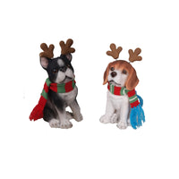 Celebrations Christmas Dogs Holiday Decoration (Pack of 6)