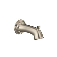 Brushed nickel diverter spouts