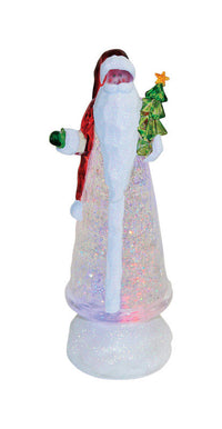 Homeplus Santa Snow Globe Polyester (Pack of 6)