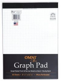 Norcom 76677-8 Premium Graph Planning Pad 80 Sheets