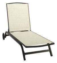 Aegean Sling Chaise Brwn