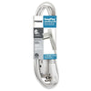 Prime SnugPlug Indoor 6 ft. L White Extension Cord 16/3 SPT-2