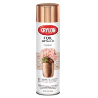 Krylon High Gloss Sheen Copper Metallic Indoor Spray Paint 8 oz. 20 sq. ft. Coverage