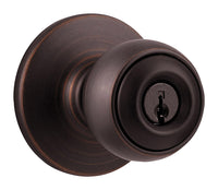 Weiser Yukon Venetian Bronze Entry Lockset ANSI/BHMA Grade 3 1-3/4 in.