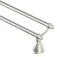 BRUSHED NICKEL 24" DOUBLE TOWEL BAR