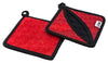 Lodge Red Kitchen Silicone/Fabric Trivet/Pot Holder