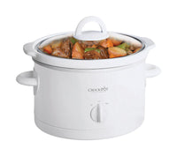 Crock Pot  2.5 qt. White  Stoneware  Slow Cooker