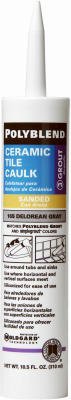 Polyblend Ceramic Tile Caulk, #122 Linen, 10.5-oz.