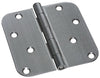 National Hardware N830-234 4" Satin Chrome Rounded Corner Door Hinge