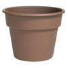 Bloem Dura Cotta Chocolate Plastic Planter 10.5 H x 13.5 D in. (Pack of 12)