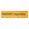 Lundberg Family Farms Organic Wild Rice - Case of 6 - 8 oz.