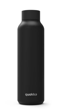 Quokka Stainless Steel Water Bottle Solid Jet Black 21oz (630ml)