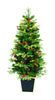 Greenfields  4-1/2 ft. Clear  Prelit Whitehorse Berry  Artificial Tree  100 lights