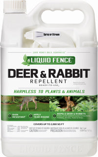 Liquid Fence Animal Repellent Liquid For Deer, Rabbits 128 oz. (Pack of 4)