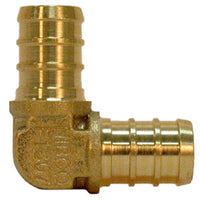 SharkBite  3/4 in. Barb   x 3/4 in. Dia. Barb  Brass  PEX Elbow