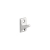 Liberty Hardware Centura 2.2 in.   H X 1.2 in.   L Polished Chrome Robe Hook