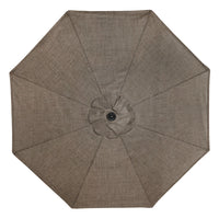 Living Accents  9 ft. Tiltable Taupe  Newport  Patio Umbrella