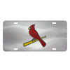 MLB - St. Louis Cardinals 3D Stainless Steel License Plate