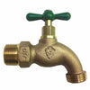 Arrowhead Brass 3/4 in. MIP X 3/4 in. MHT Brass Hose Bibb