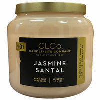 Candle lite 4274052 14 Oz Jasmine Santal CLCo Jar Candle With Metal Lid (Pack of 3)