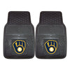 MLB - Milwaukee Brewers Heavy Duty Car Mat Set - 2 Pieces