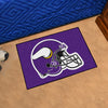 NFL - Minnesota Vikings Helmet Rug - 19in. x 30in.