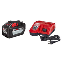 Milwaukee  M18 REDLITHIUM  HD12.0  18 volt 12 Ah Lithium-Ion  Starter Kit  Battery and Charger  2 pc.