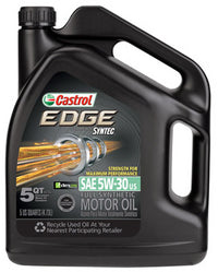 Edge Motor Oil, 5W-30, 5.1-Qts. (Pack of 3)