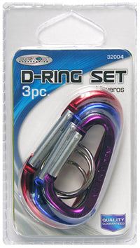 3PC D Ring ASSTD (Pack of 6)