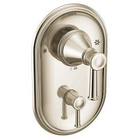 Polished nickel Posi-Temp(R) with diverter tub/shower valve only