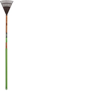 Ames Floral Shrub 55.5 in. 15 Tine Poly Rake Wood Handle