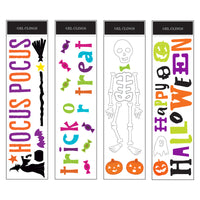 Impact Innovations Gel Cling Assortment Halloween Decoration 12 in. H x 12 in. W 24 pc. (Pack of 24)