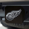 NHL - Detroit Red Wings Black Metal Hitch Cover