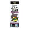 Edward and Sons Exotic Rice Toast - Purple Rice and Black Sesame - Case of 12 - 2.25 oz.