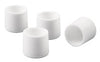 Softtouch Rubber Leg Tip White Round 7/8 in. W X 7/8 in. L 4 pk