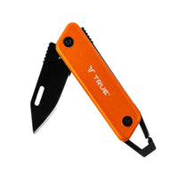 True Orange 8CR13MOV Stainless Steel 4.5 in. Modern Folding Knife