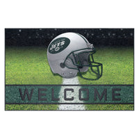 NFL - New York Jets Rubber Door Mat - 18in. x 30in.