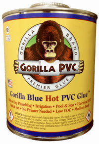 Gorilla PVC Blue Solvent Cement 32 oz