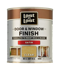 Last N Last Satin Clear Door & Window Finish 1 qt