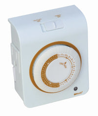 2-Outlet 24-Hour Mechanical Timer