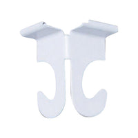 Panacea  White  Steel  2 in. H Sturdy  Drop Ceiling Track Hooks  2 pk