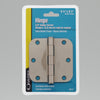 Ultra Hardware 3.5 in. L Satin Nickel Door Hinge 1 pk